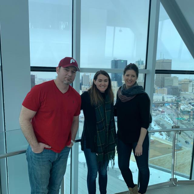 The top of the Canadian Museum for Human Rights